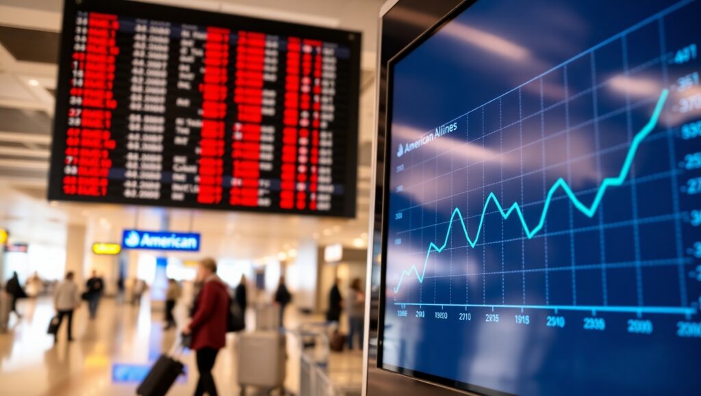 Flight cancellations at American Airlines as trade war affects profits and plans.