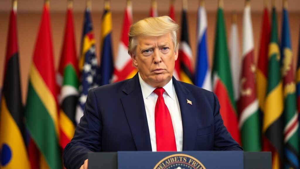 Trump at global summit