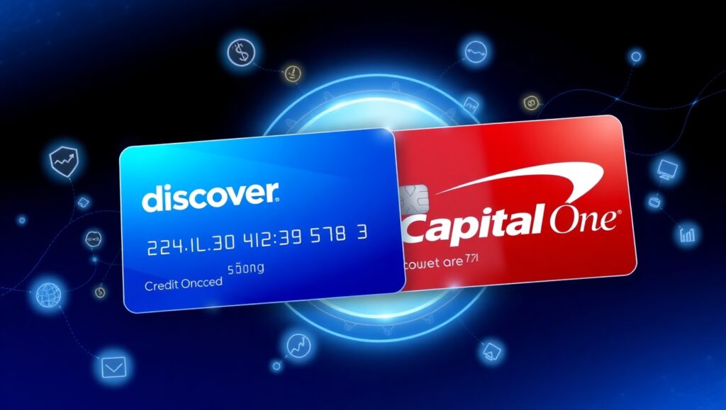 Discover and Capital One credit cards merge