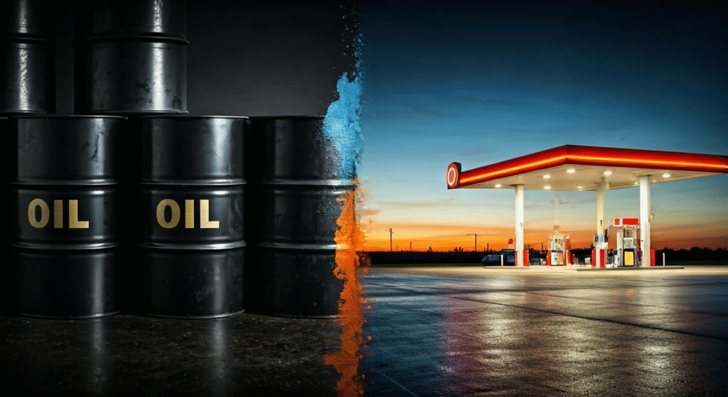 Crude oil and gasoline relationship