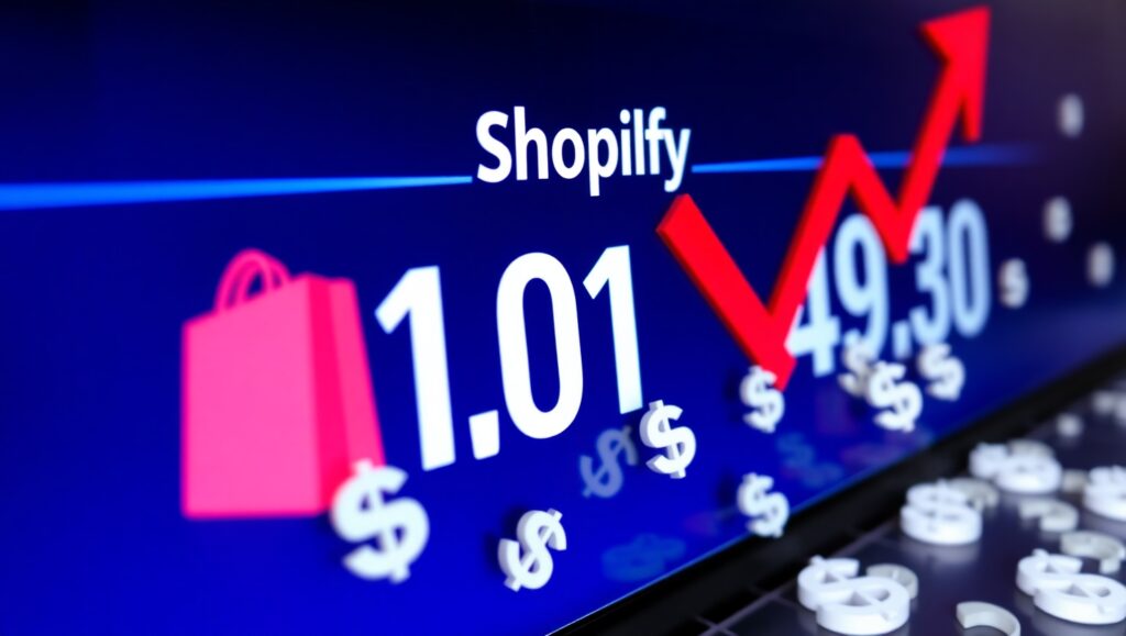 Shopify stock price drops after Q2 profit forecast misses Wall Street expectations.