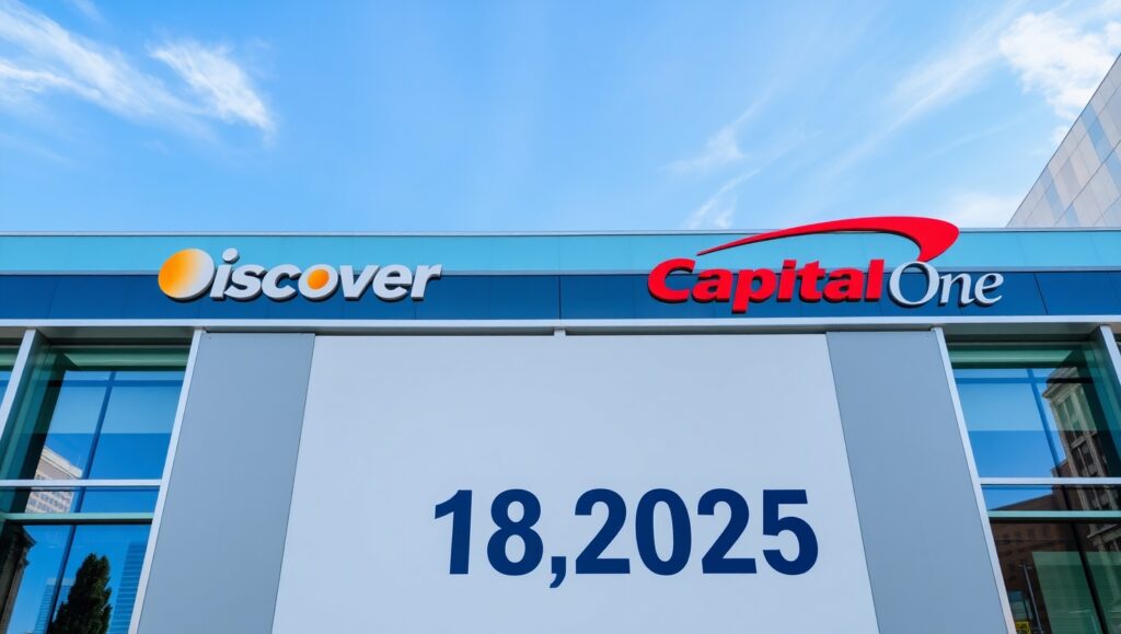 Merger date with bank logos