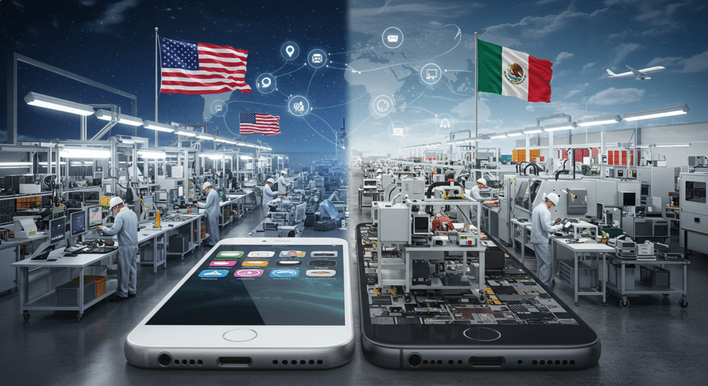 Apple shifts manufacturing to US and Mexico