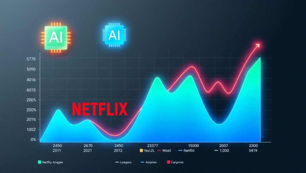 AI vs Netflix stocks