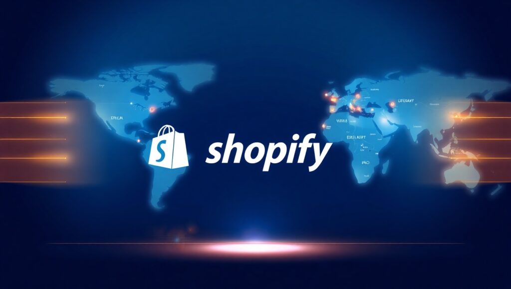 Shopify’s role in future global e-commerce despite trade tensions and market uncertainty.