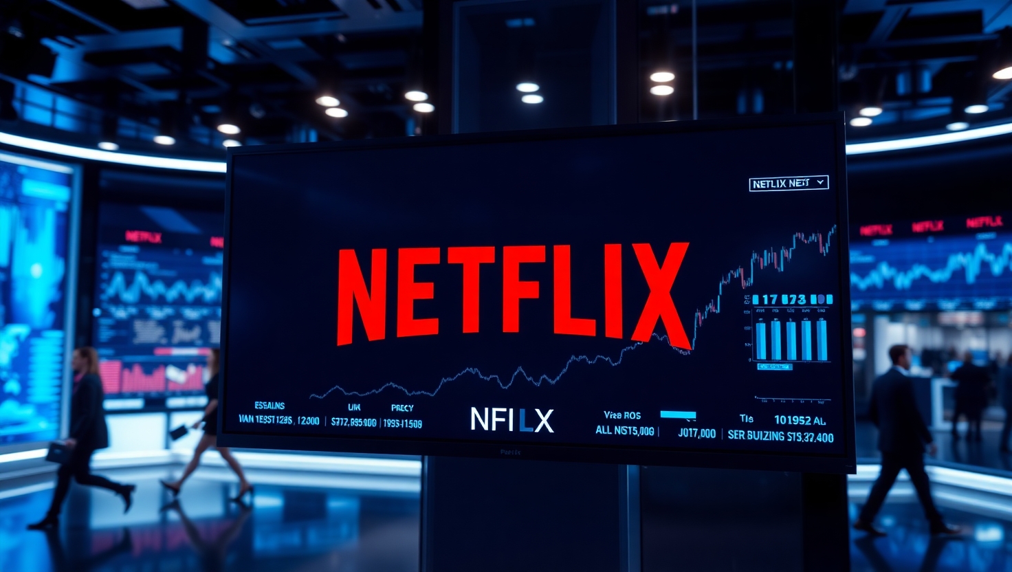 Netflix stock market view