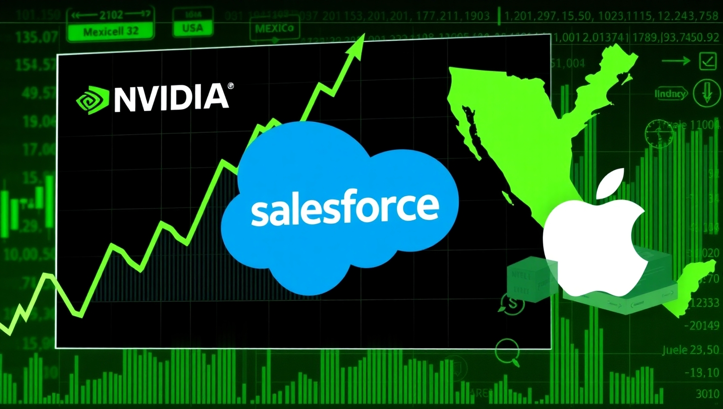 Nvidia earnings, AI chips, Salesforce deal, Apple factories