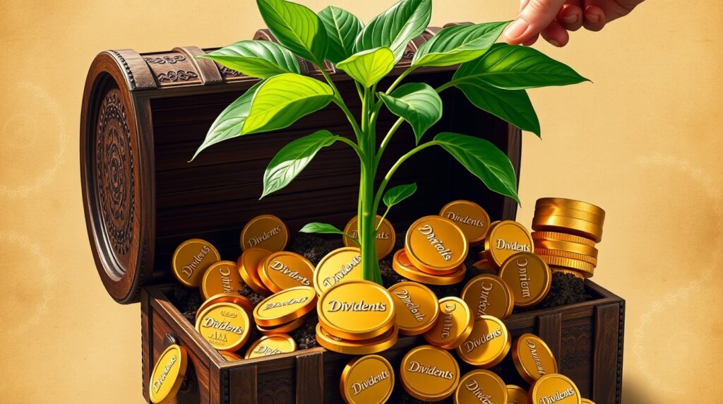 Reinvesting dividends for growth