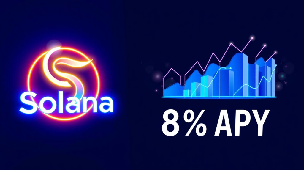Solana passive income illustration