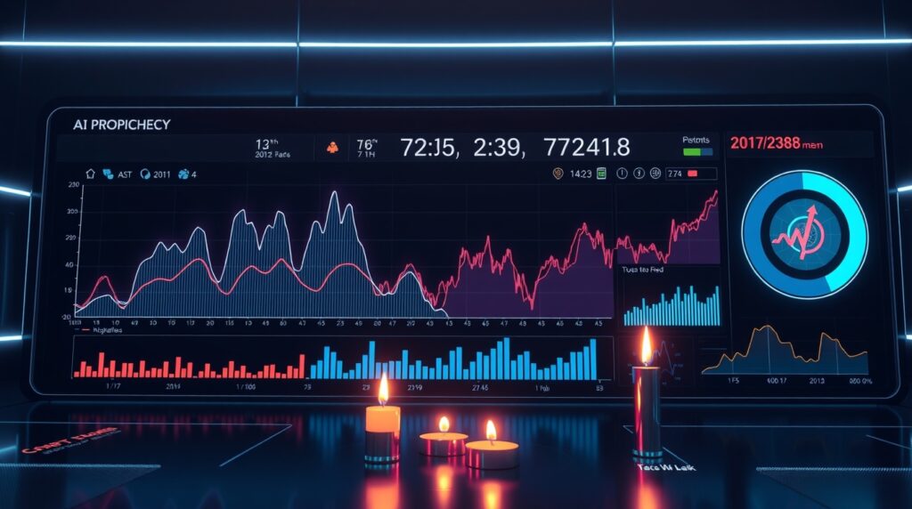 AI analyzing stock market trends