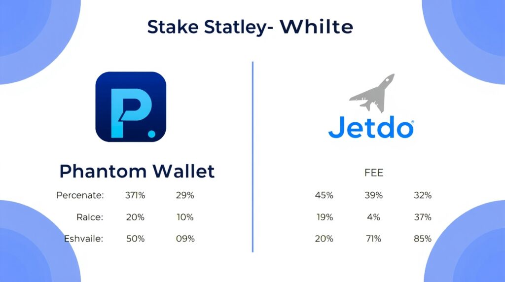 Staking comparison chart
