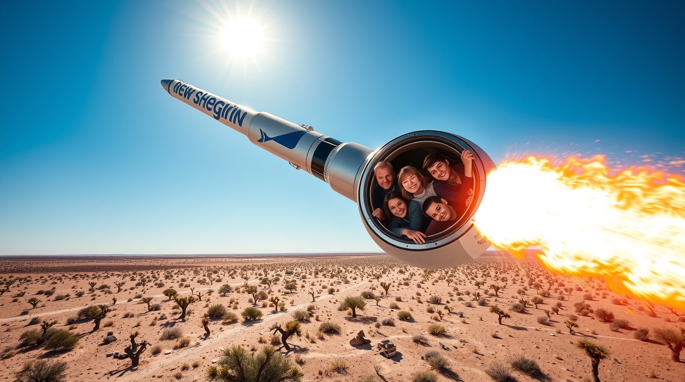 Blue Origin New Shepard rocket launch