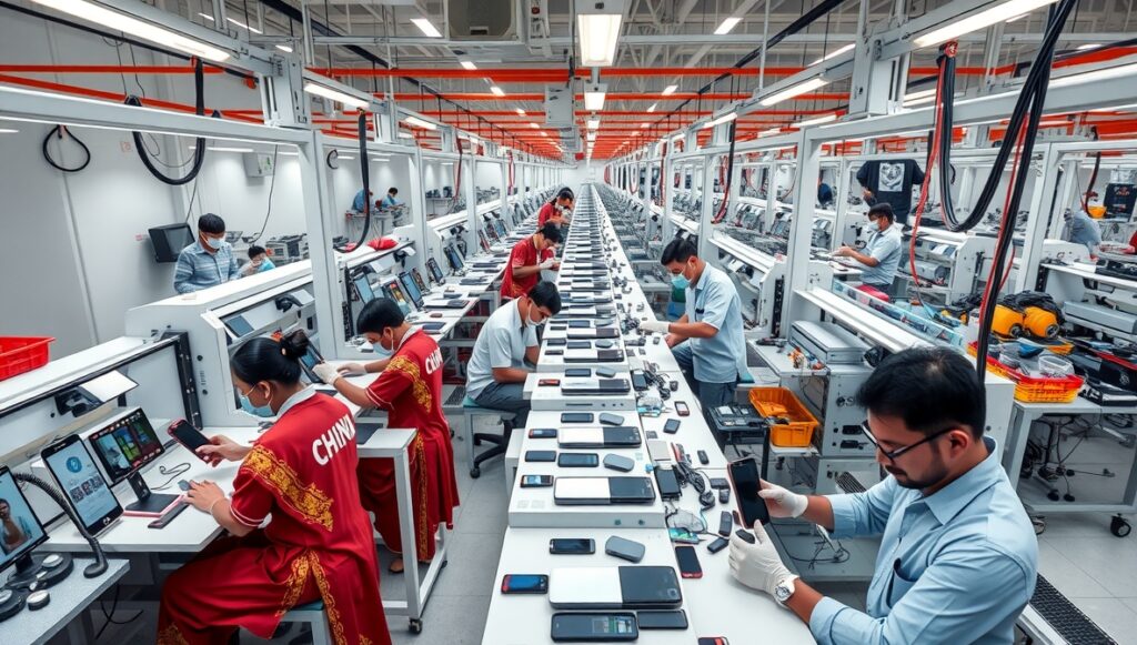 China Investments smartphone manufacturing facility in India