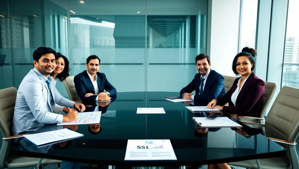 Financial experts discussing cryptocurrency regulation