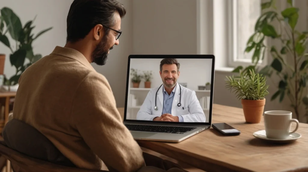 Convenient home healthcare consultation