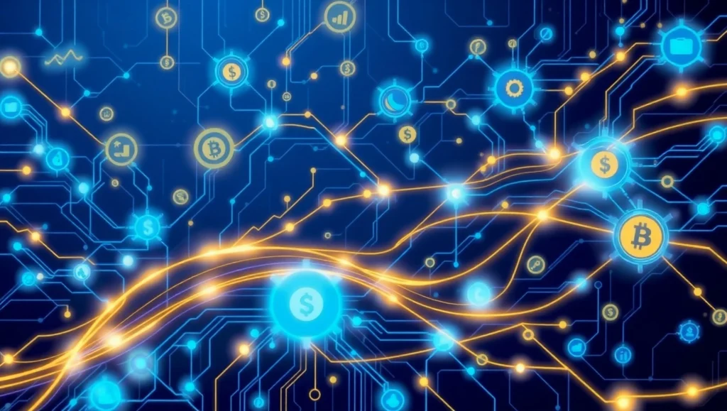 Digital payments network visualization