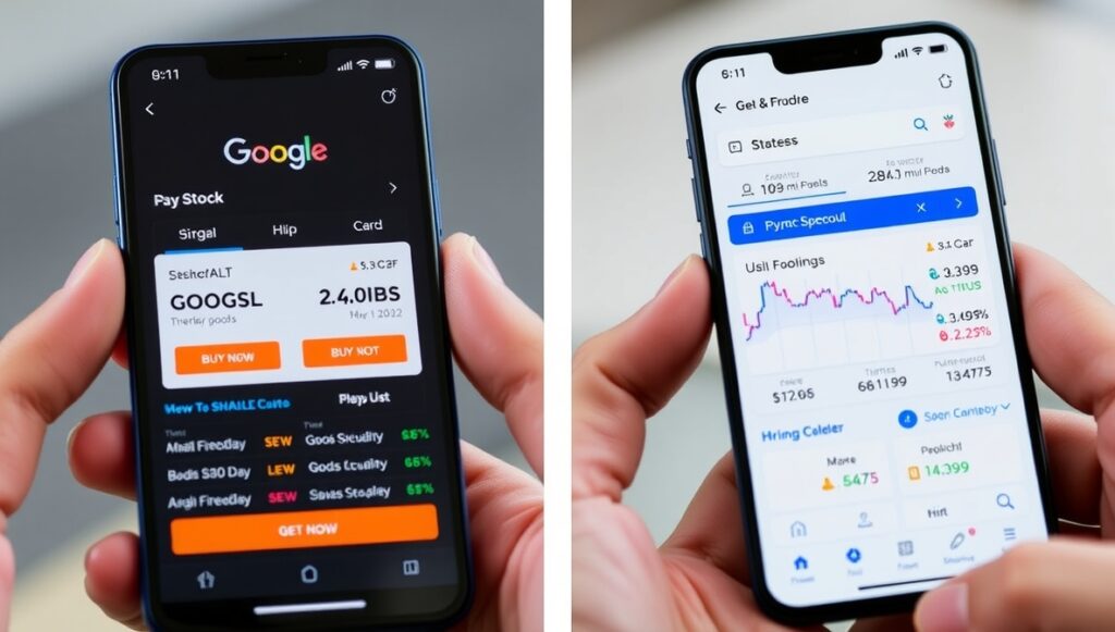 Mobile trading apps for buying Google stock