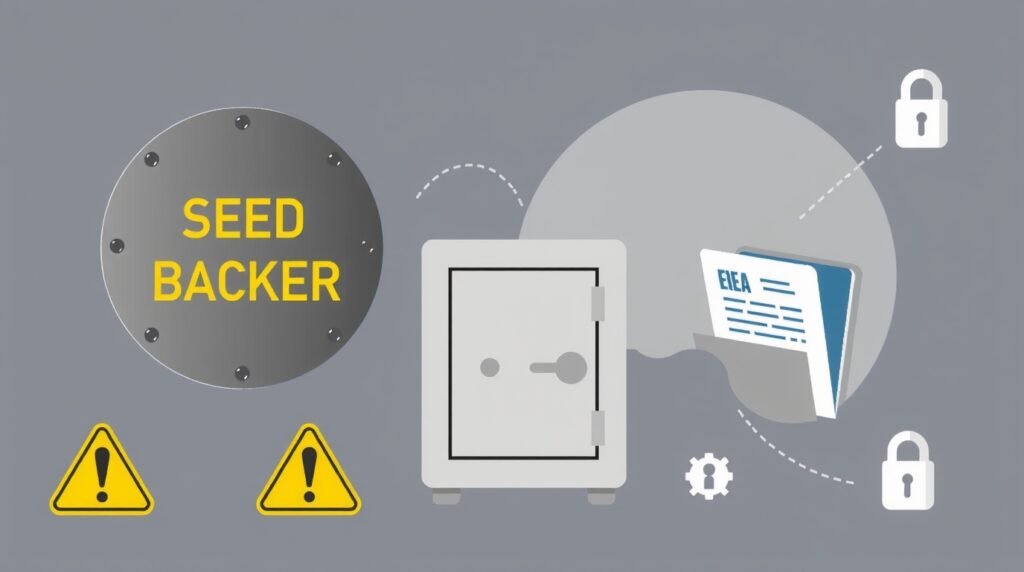 Bitcoin wallet backup and recovery methods including metal seed phrase storage and secure backup locations