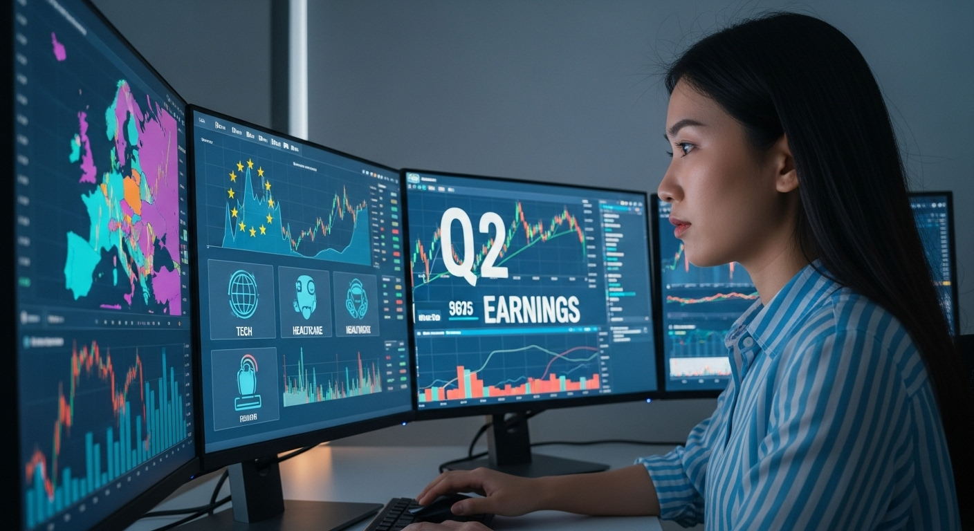 UBS European stock market Q2 earnings