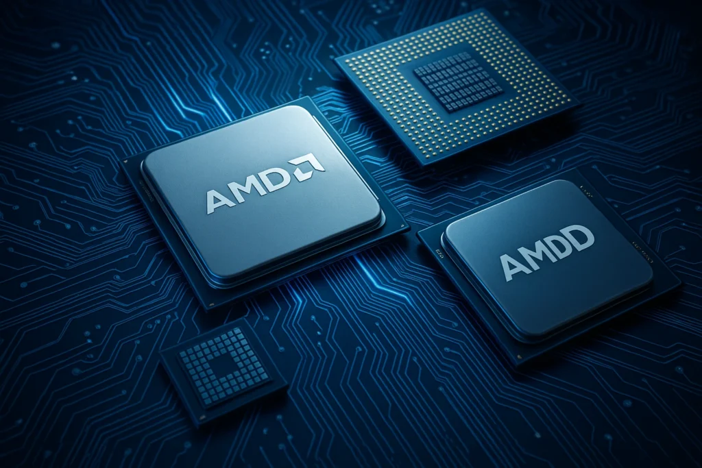 AMD semiconductor chips and processors