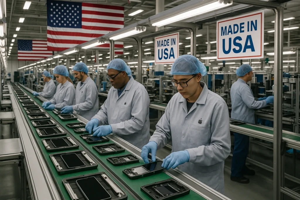 US iPhone manufacturing facility workers