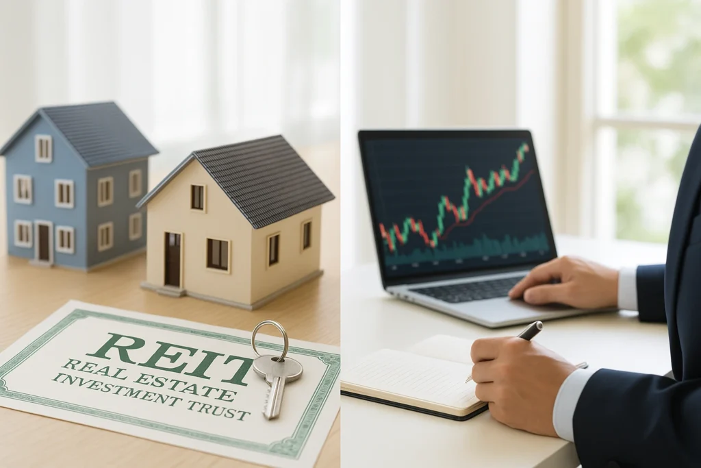 Real estate investments and REIT portfolio display