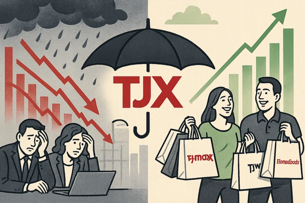 TJX recession-proof business model outperforming during economic downturns and market volatility