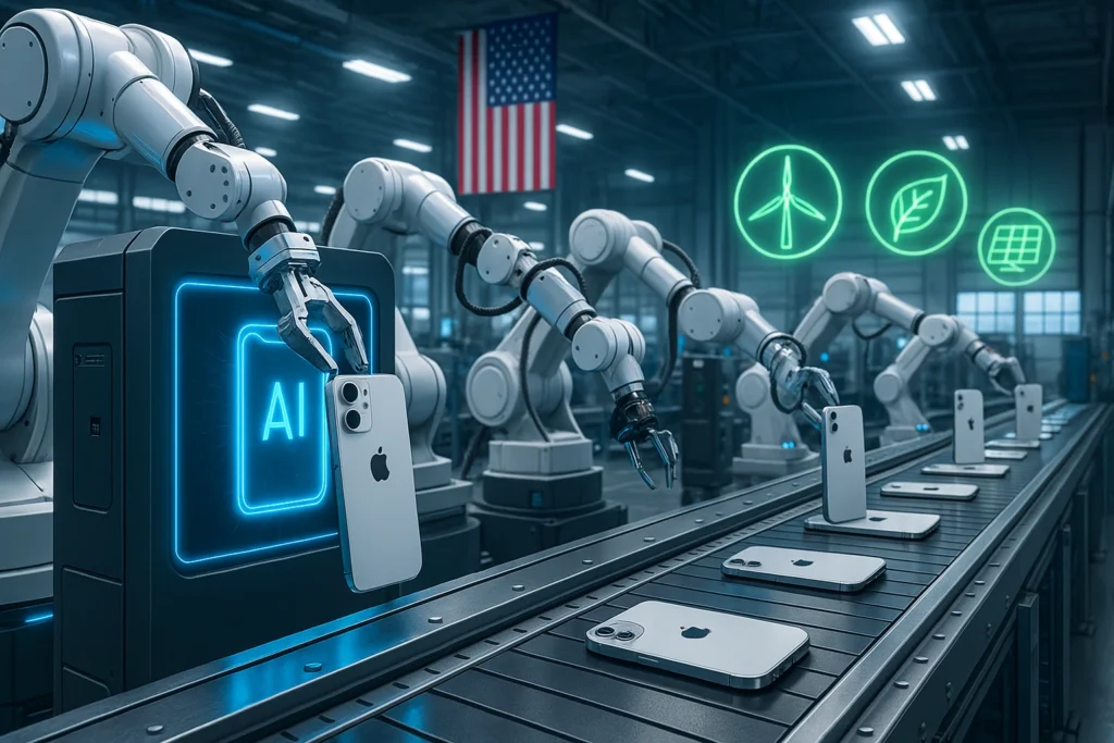 Automated iPhone production technology