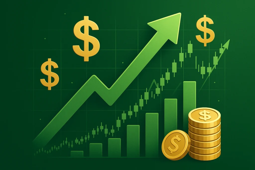 Financial growth and IPO success visualization