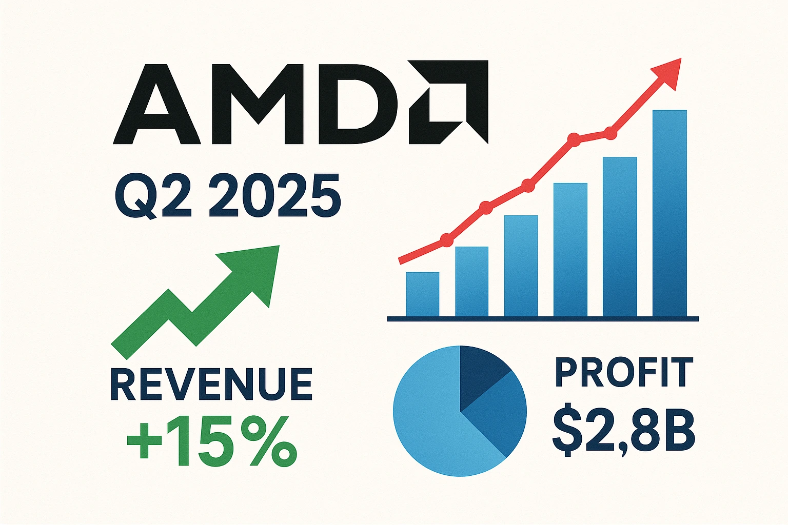 AMD Q2 earnings growth chart