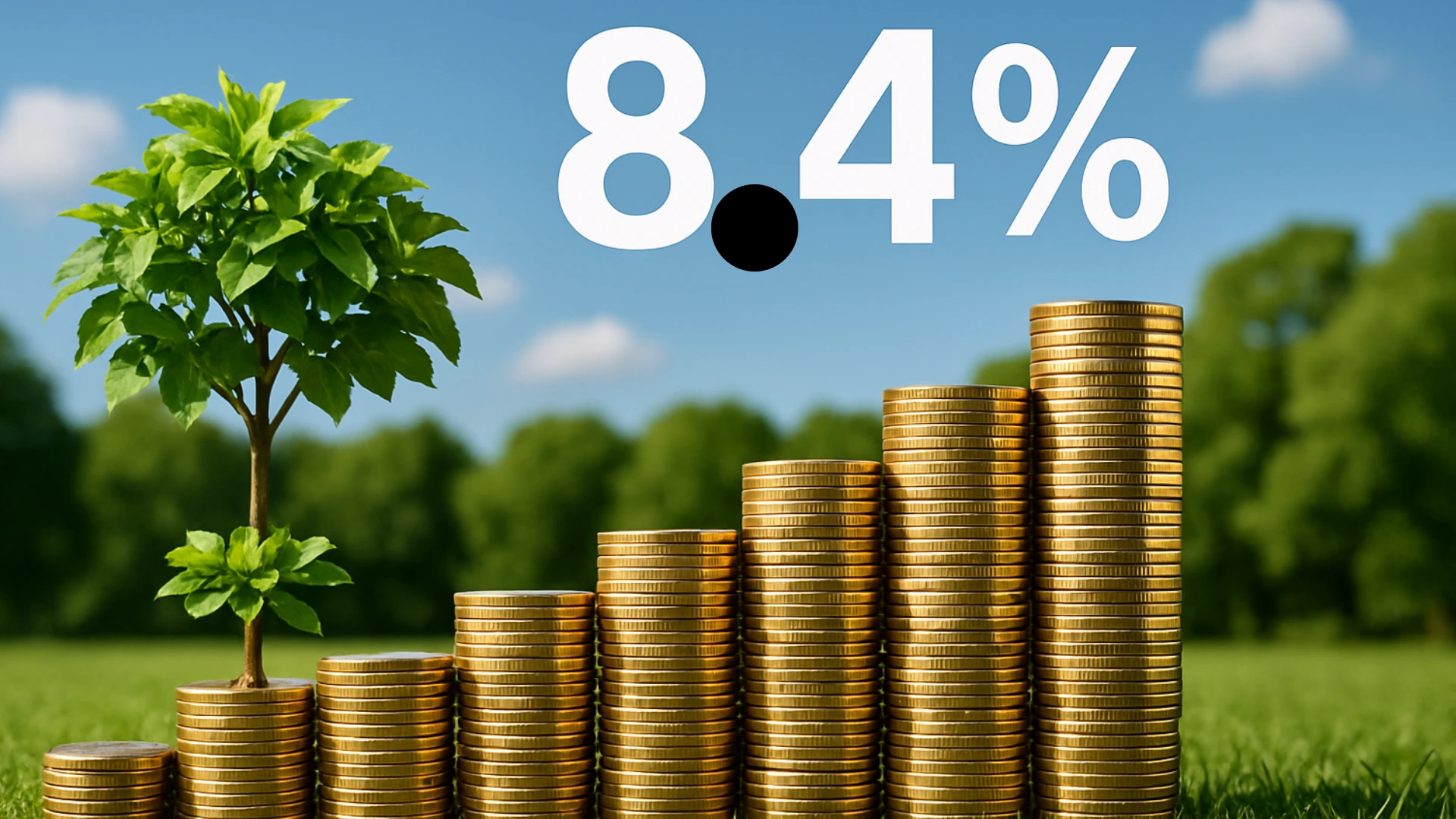 Earn 8.4% passive income annually